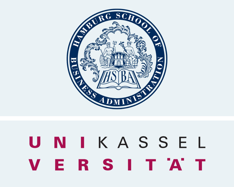 Logos der HSBA Hamburg und der Universität Kassel