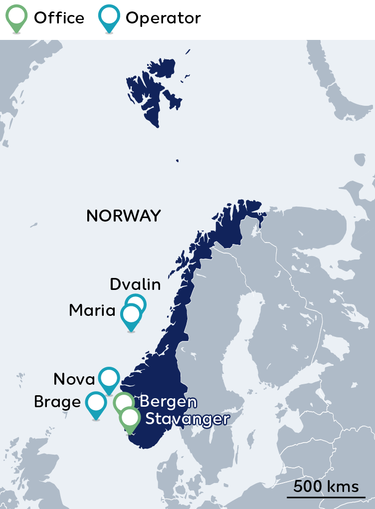 Wintershall Dea Map Norway