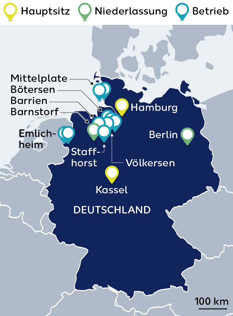 Wintershall Dea Karte Deutschland