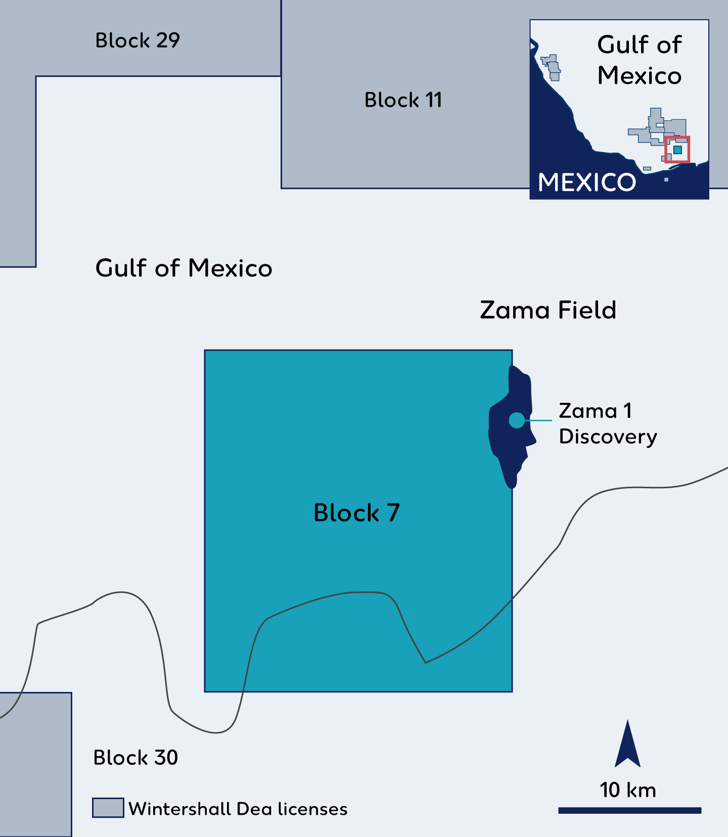 Wintershall Dea Map Mexico Zama Block 7