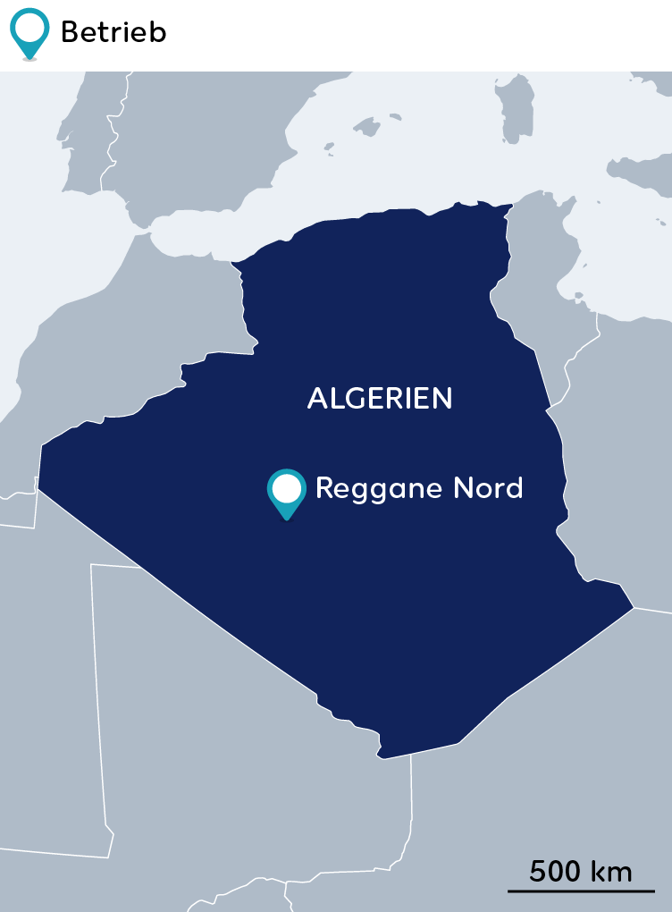 Wintershall Dea Karte Algerien