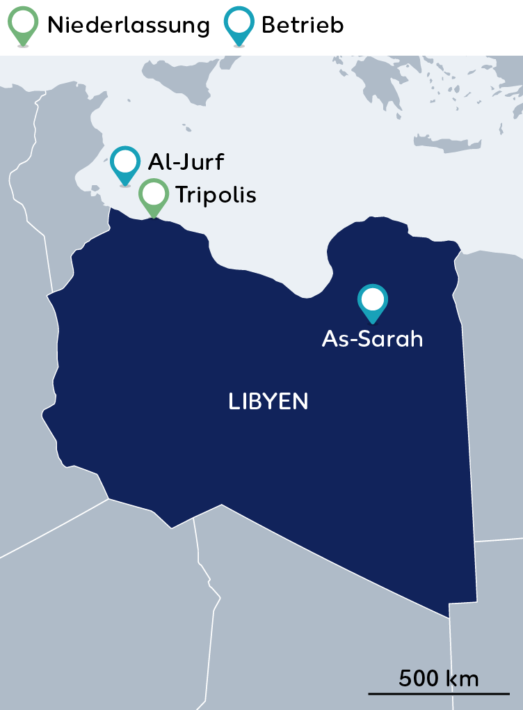 Wintershall Dea Karte Libyen
