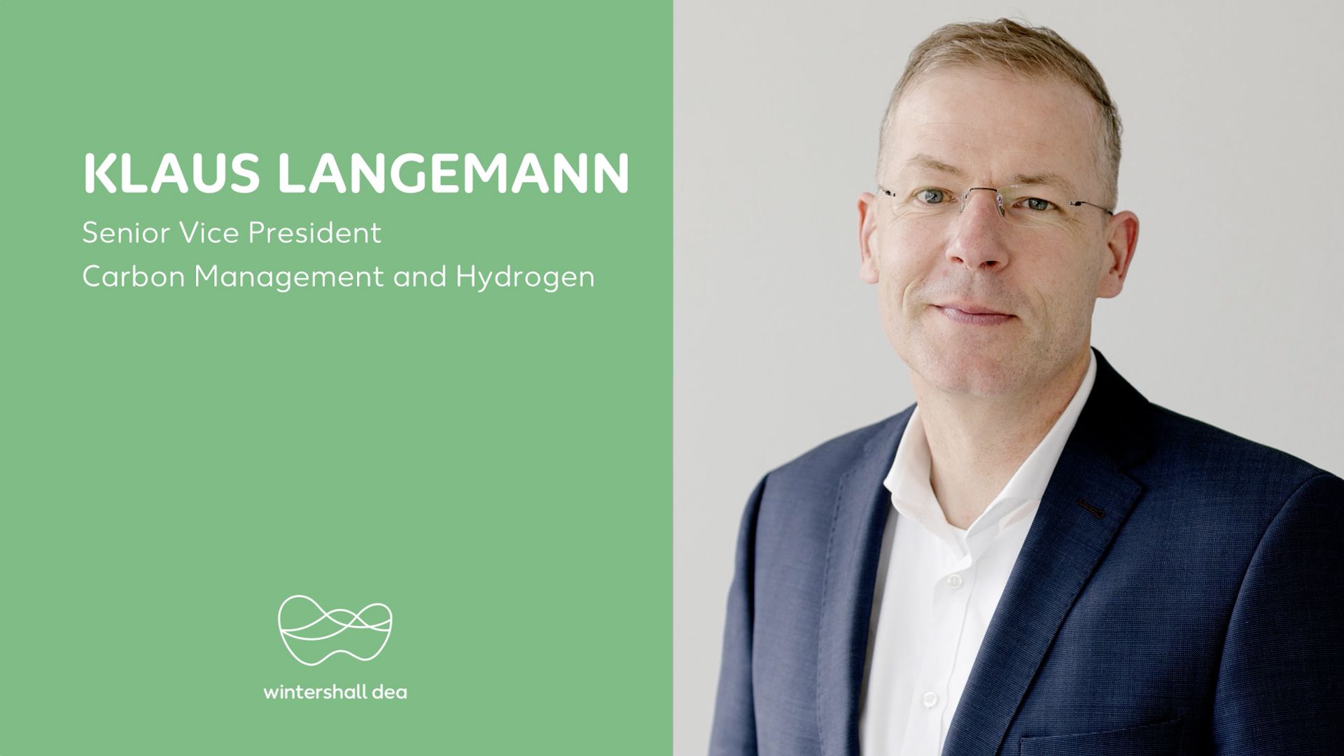 Wintershall Dea Klaus Langemann SVP Carbon Management and Hydrogen