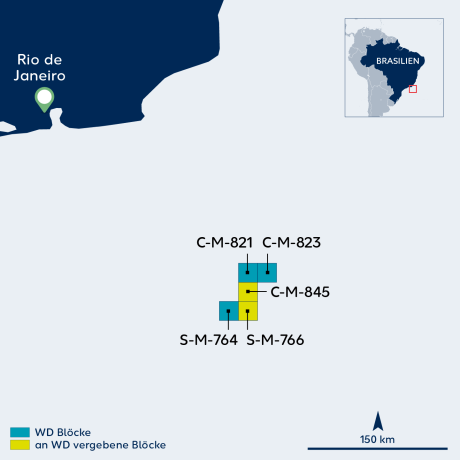 Wintershall Dea Lizenzkarte Brasilien