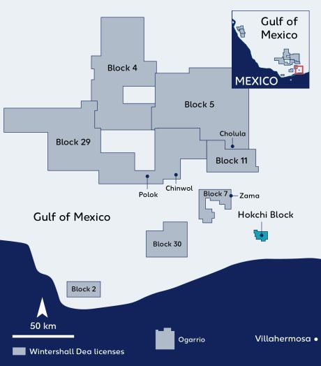 Wintershall Dea Mexico Map