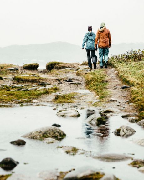 People walking in nature