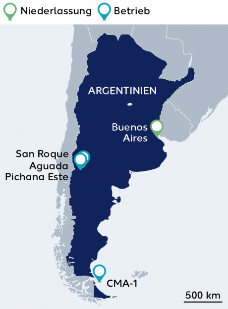 Wintershall Dea Argentinien Karte