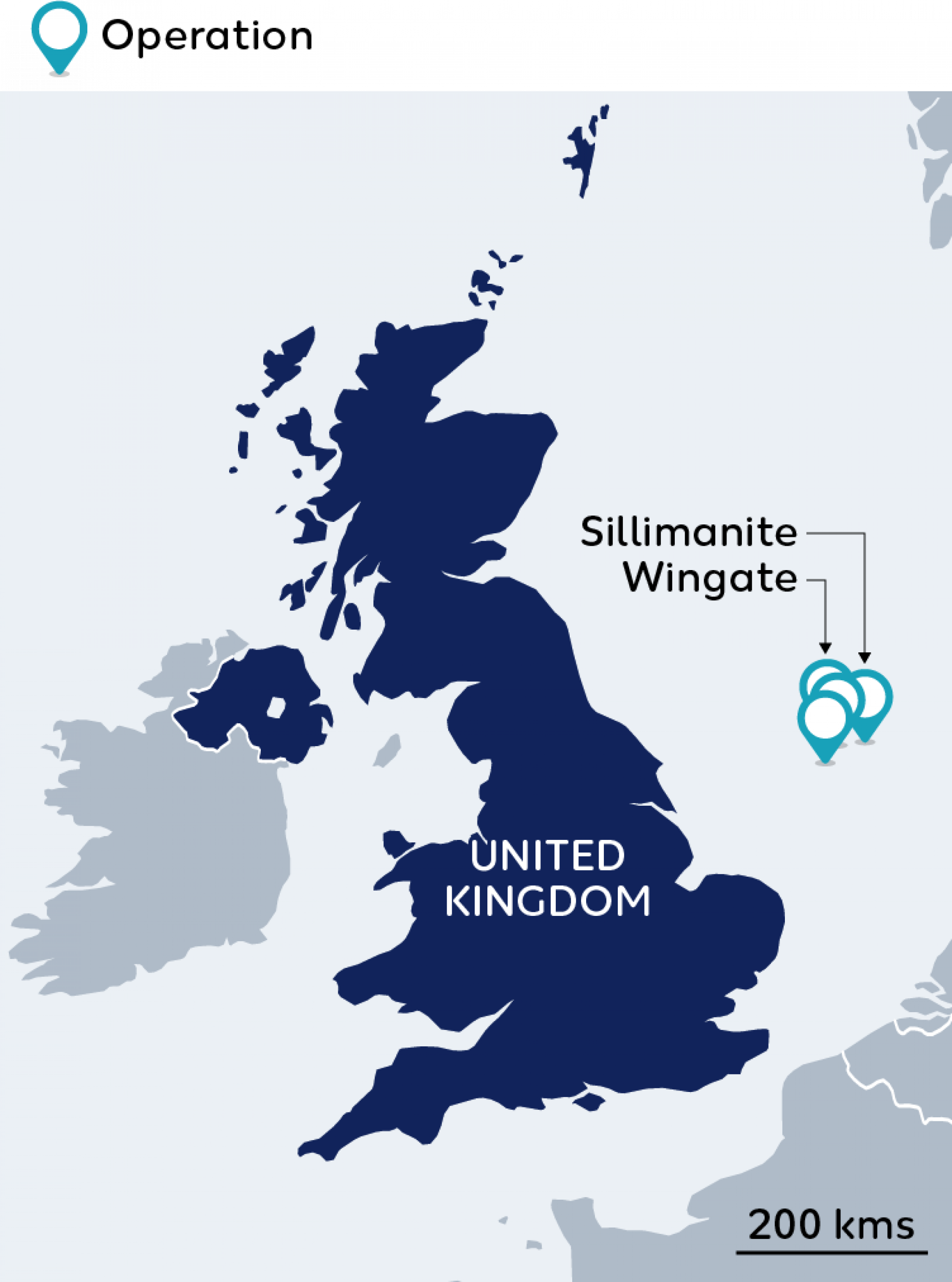 Map of licences in the UK
