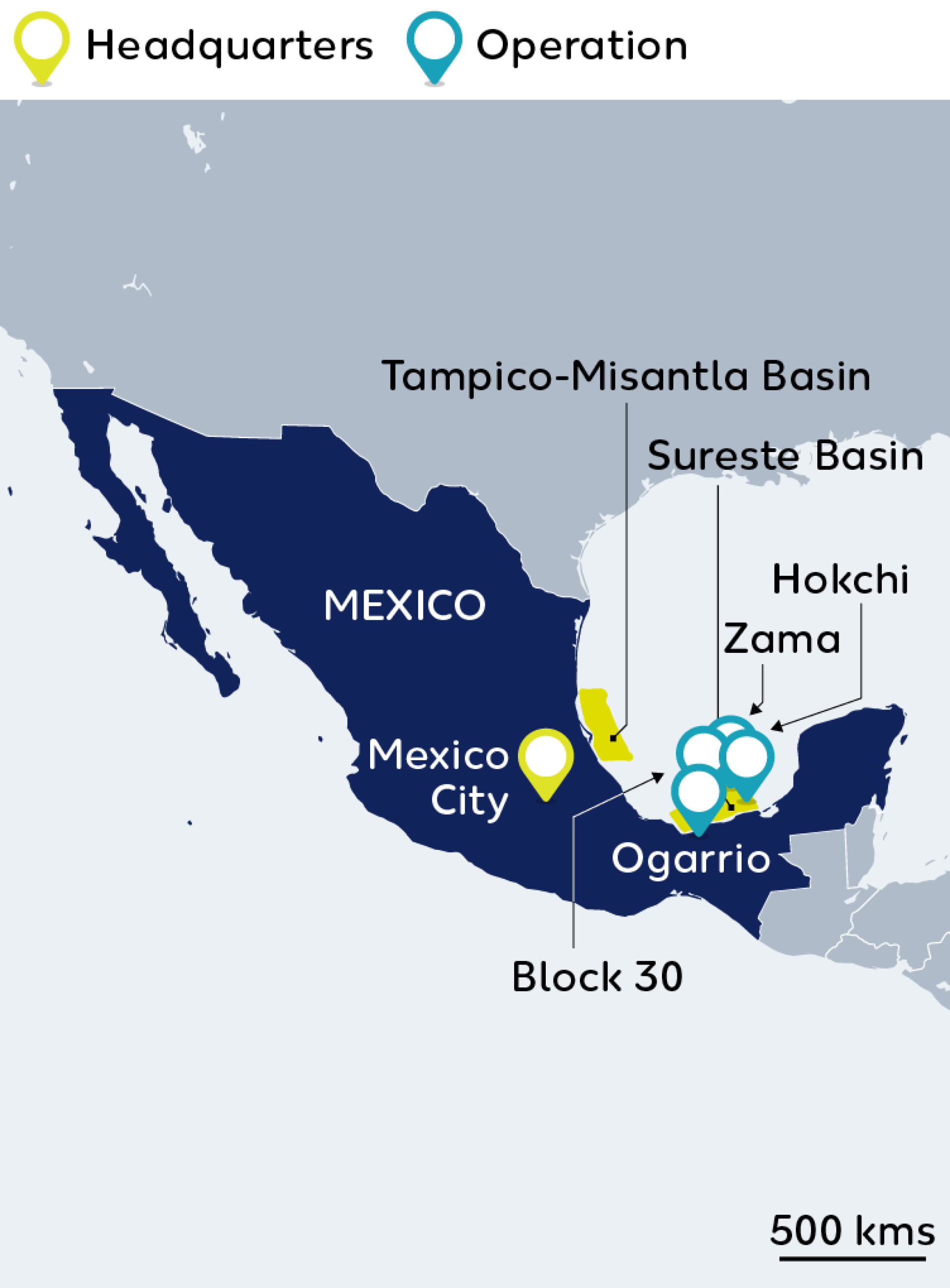 Wintershall Dea Mexico Map