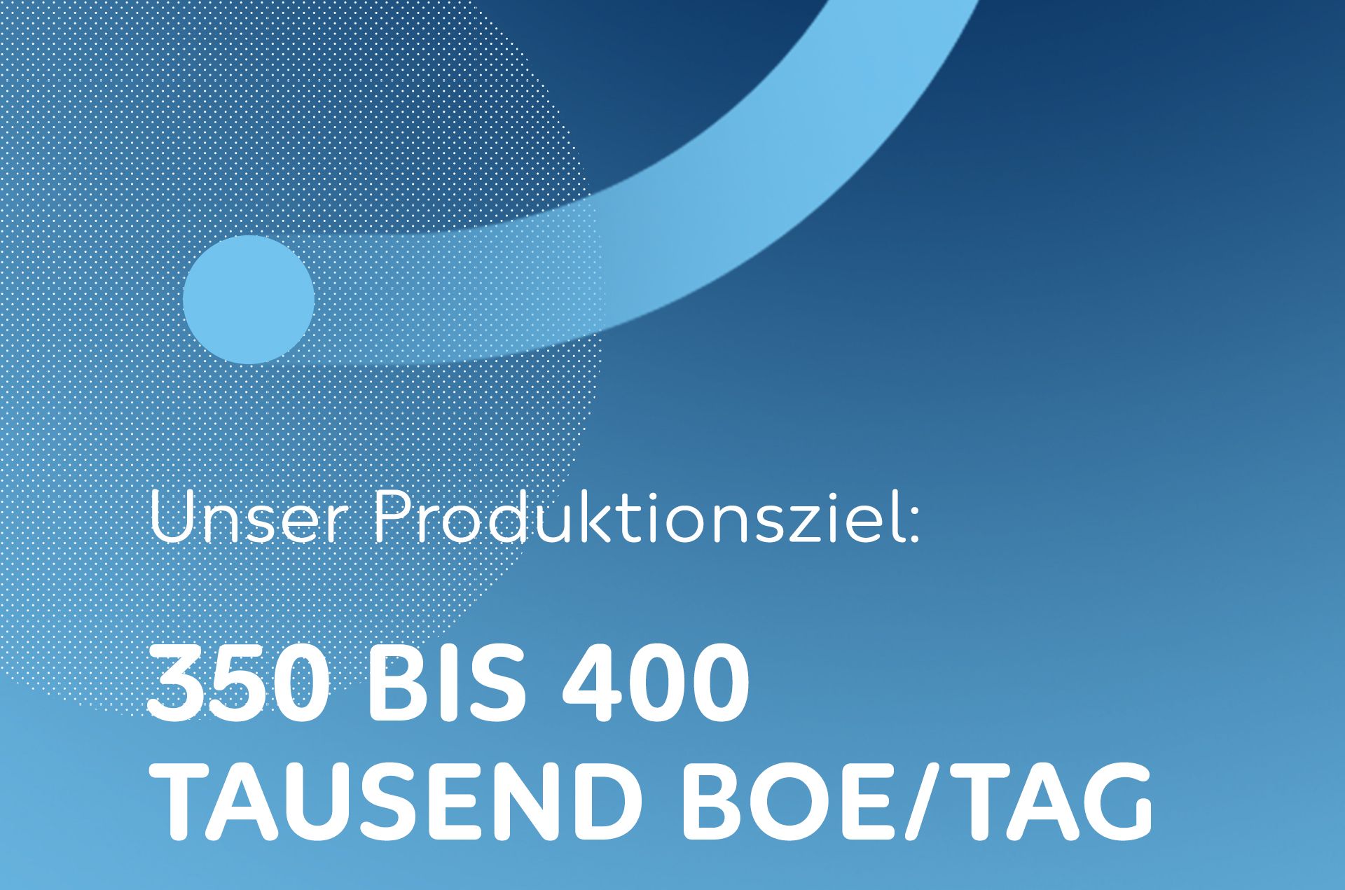 Wintershall Dea Produktions Ziel