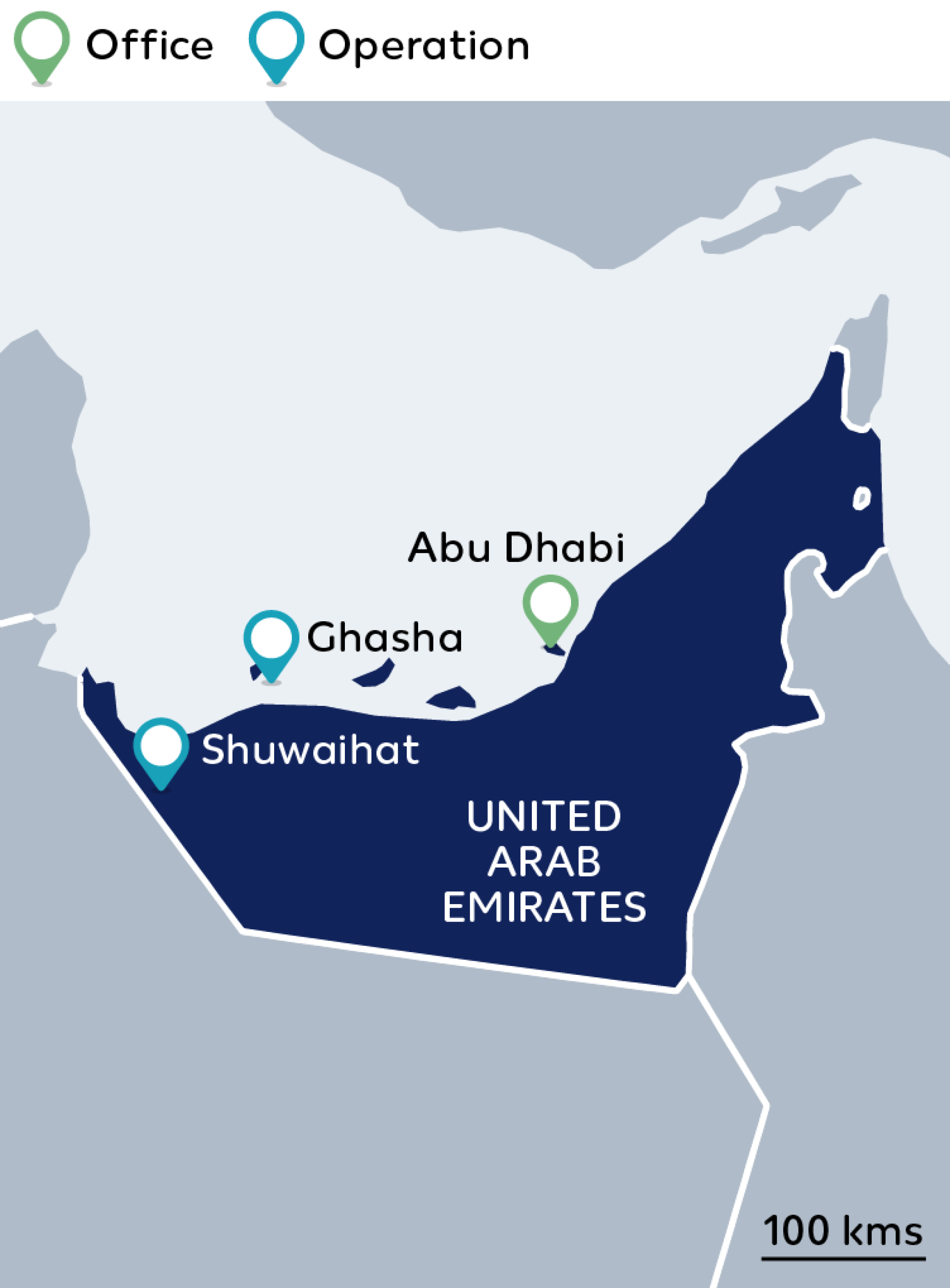 Wintershall Dea Map United Arab Emirates