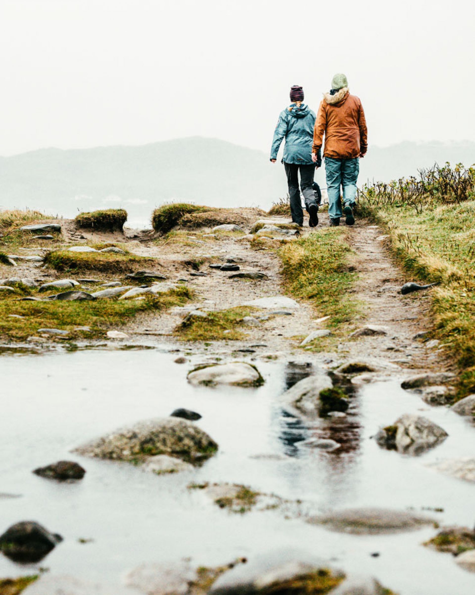 People walking in nature