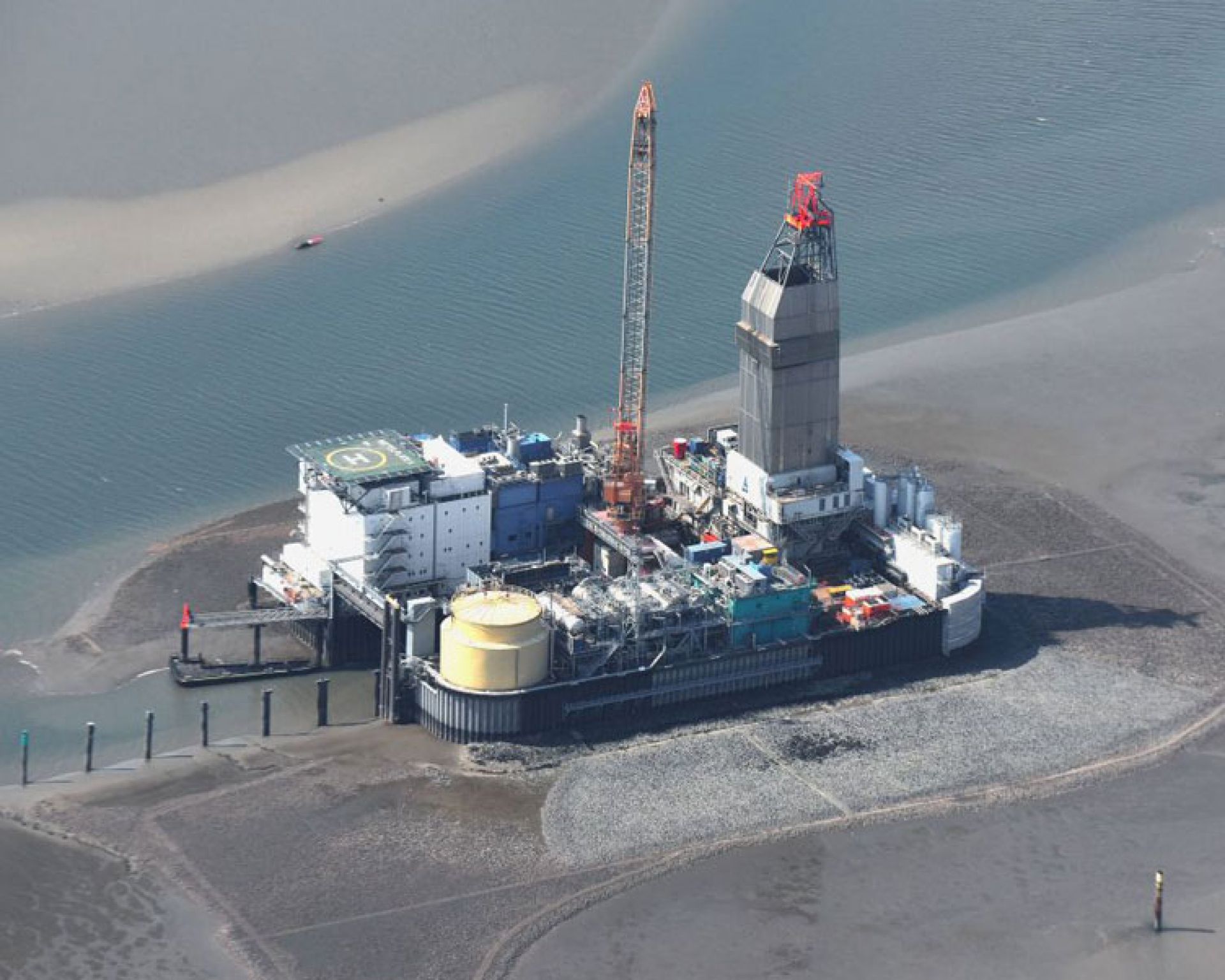 Wintershall Dea Germany Mittelplate Offshore Platform