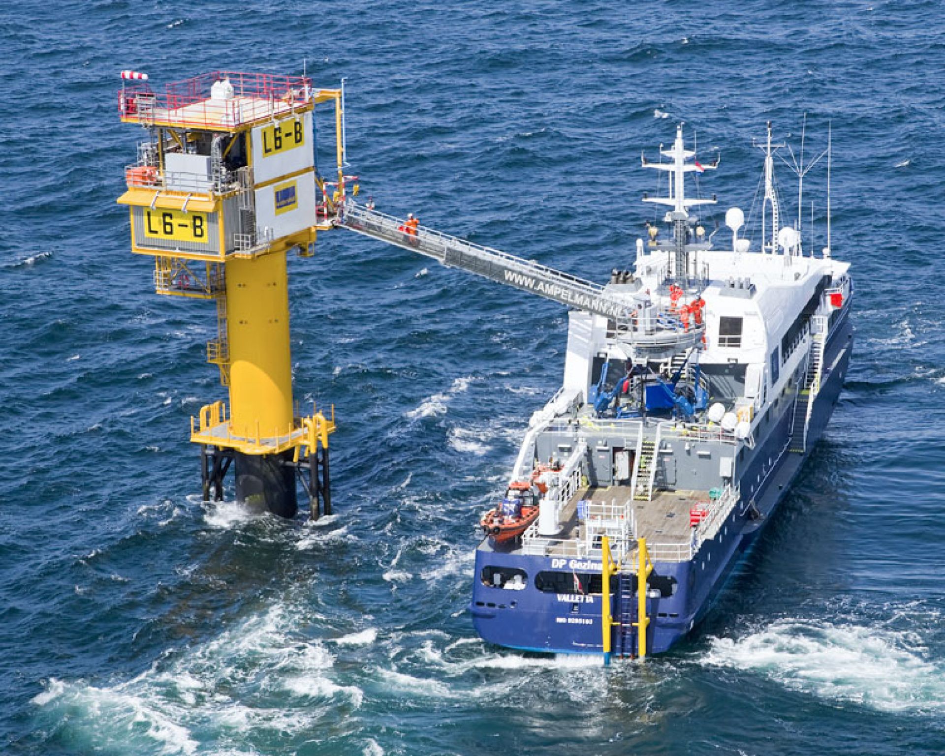 Wintershall Dea Mini-Plattform L6B Nordsee