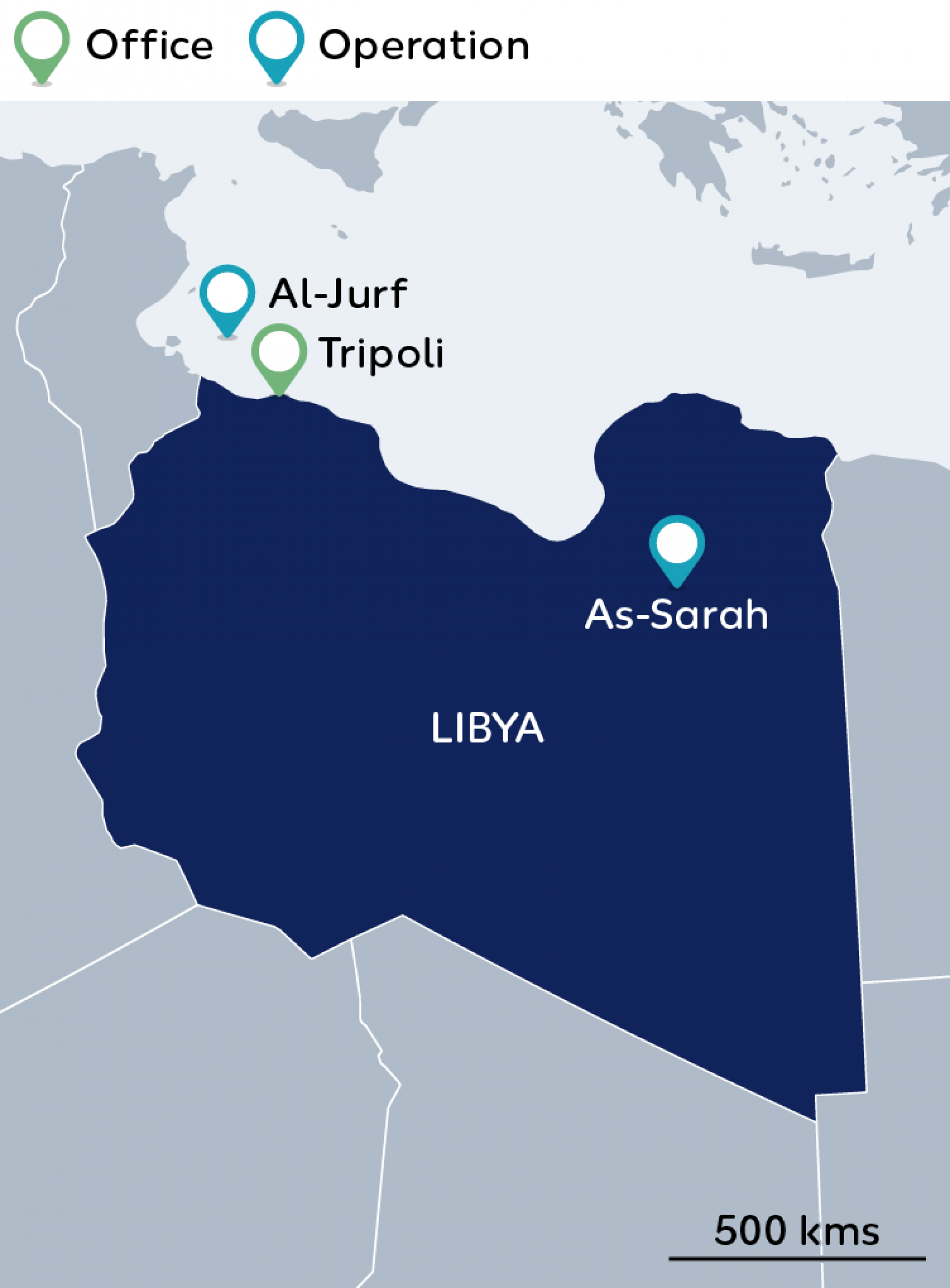 Wintershall Dea map Libya